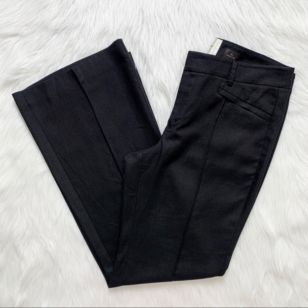 SOLD-Anthropologie Black Bootcut Trouser Pants - Picture 2 of 11